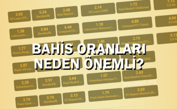 Bahis Oranları